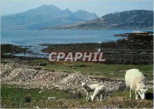 Moderne Karte Loch Eishort and Blaven From Ord Sleat Isle Of Skye