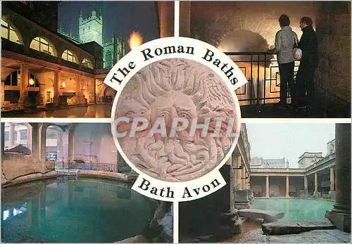 Moderne Karte The Roman Baths Bath Avon