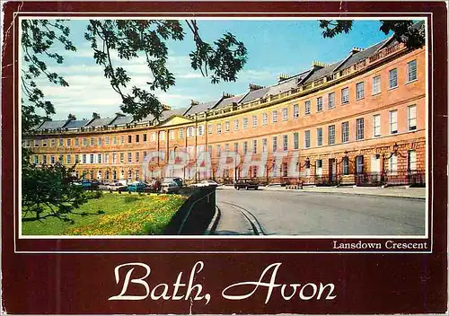 Moderne Karte Bath Avon Lansdown Crescent
