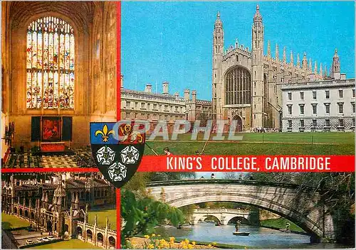 Moderne Karte King's College Cambridge
