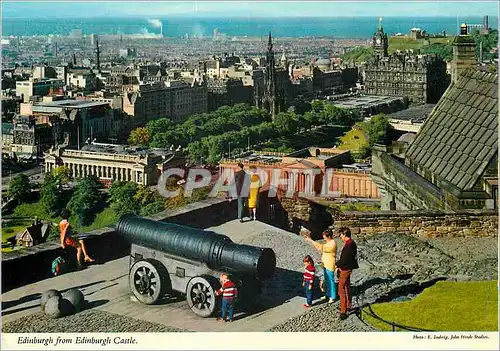Cartes postales moderne Edinburgh From Edinburgh Castle