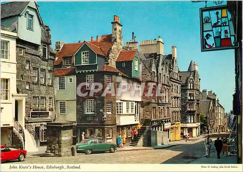 Moderne Karte John Knox's House Edinburgh Scotland