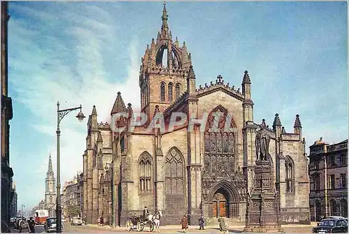 Moderne Karte St Giles Cathedral Edinburgh