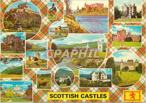 Moderne Karte Scottish Castles