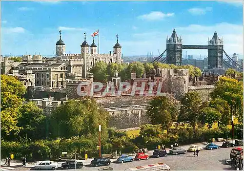 Cartes postales moderne The Tower of London and Tower Bridge