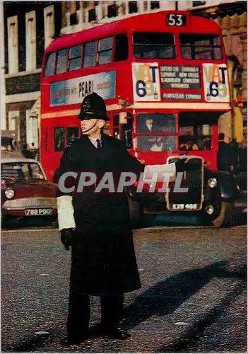 Cartes postales moderne London Policeman Police Autobus