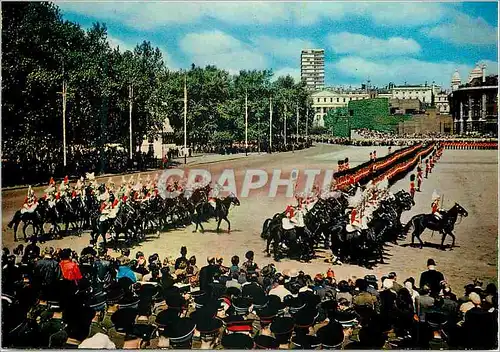 Moderne Karte London Trooping the Colour Militaria