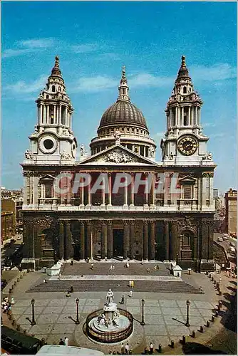 Cartes postales moderne The West Front St Paul's Cathedral London