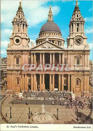 Moderne Karte St Paul's Cathedral London