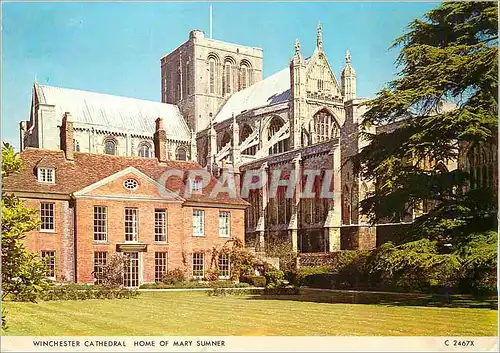 Cartes postales moderne Winchester Cathedral Home of Mary Sumner
