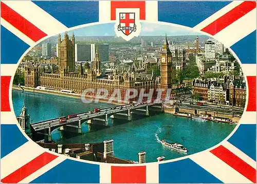 Cartes postales moderne The Houses of Parliament and Westminster Bridge London