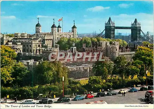 Cartes postales moderne The Tower of London and Tower bridge