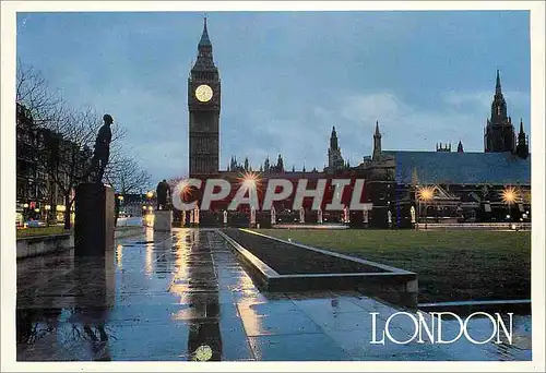 Cartes postales moderne London Parliament Square and Big Ben