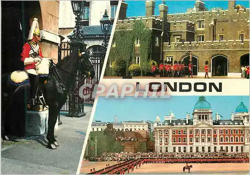 Moderne Karte LOndon Mounted Sentry Horse Guards