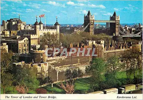 Cartes postales moderne The Tower of LOndon and Tower Bridge
