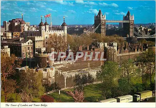 Cartes postales moderne The Tower of LOndon and Tower Bridge