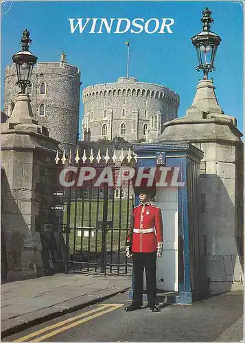 Moderne Karte Guard on Sentry Duty Windsor Castle