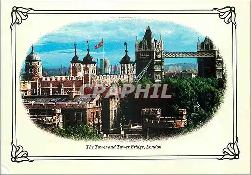 Cartes postales moderne The Tower and Tower Bridge LOndon