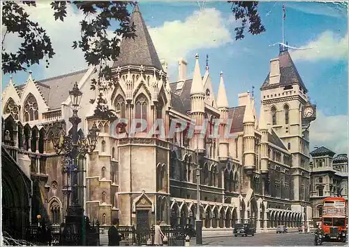 Moderne Karte Royal Courts of Justice Stand London Autobus