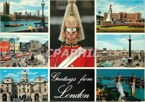 Cartes postales moderne Greeting from LOndon