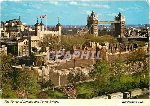 Cartes postales moderne The Tower of London and Tower Bridge