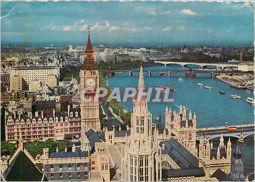 Cartes postales moderne Big Ben and River Thames London