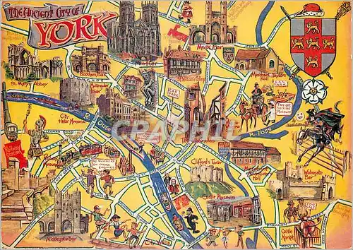 Cartes postales moderne The Ancient City of York