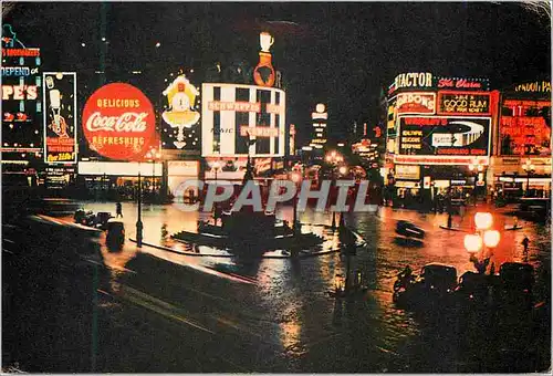 Cartes postales moderne London by Night Piccadilly Circus Coca-Cola Coca Cola