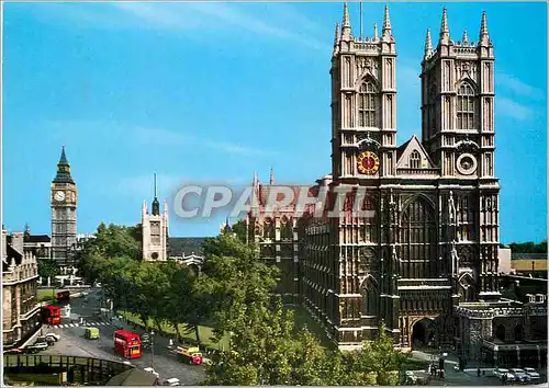 Cartes postales moderne Westminster Abbey and Big Ben