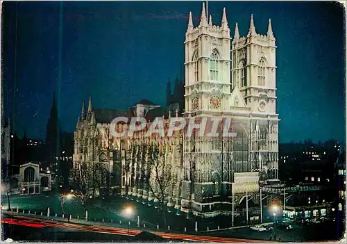 Moderne Karte Westminster Abbey by Night