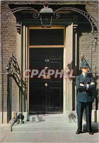 Cartes postales moderne London 10 Downing Street Police