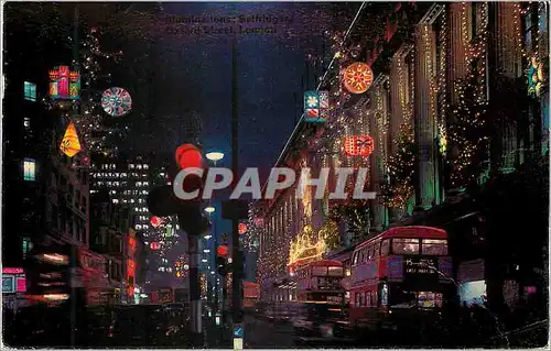 Cartes postales moderne Illuminations Selfridges Oxford Street London