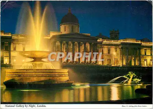 Cartes postales moderne National Gallery By Night London