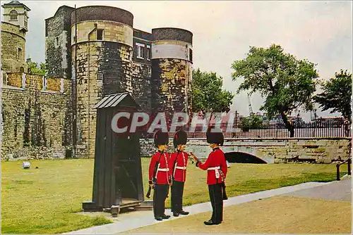 Moderne Karte Tower of London Changing the Guard Militaria
