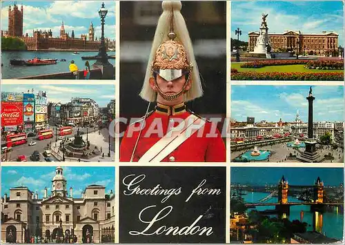 Cartes postales moderne Greeting from London Militaria