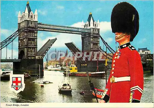 Cartes postales moderne Tower Bridge London Militaria