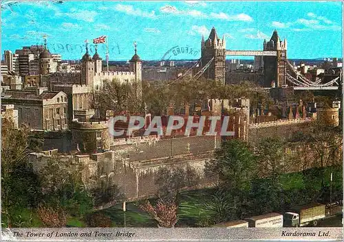 Cartes postales moderne The Tower of London and Tower Bridge
