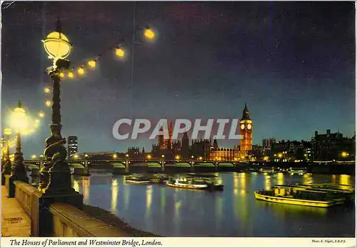 Cartes postales moderne The Houses of Parliament and Westminster Bridge London