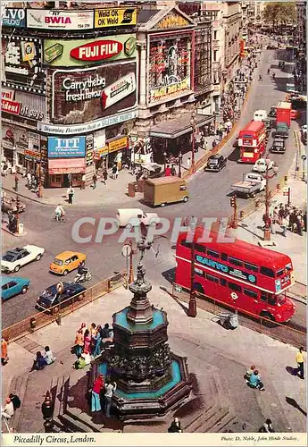 Cartes postales moderne Piccadilly Circus London Autobus