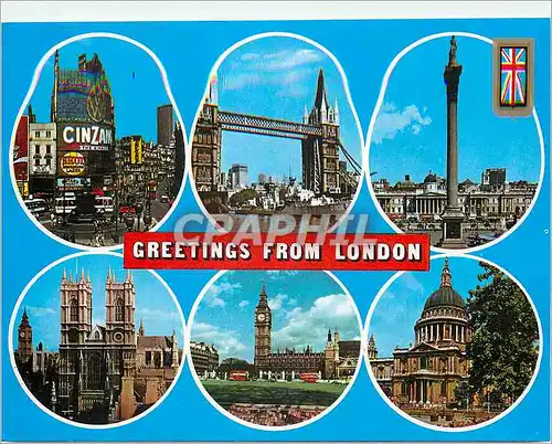 Cartes postales moderne Greeting from London