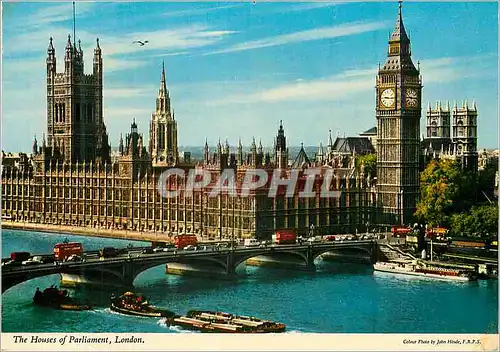 Moderne Karte The Houses of Parliament London