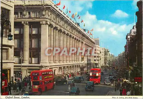 Cartes postales moderne Oxford Street London Autobus