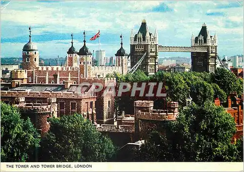 Cartes postales moderne The Tower and Tower Bridge London