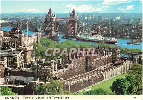 Cartes postales moderne London Tower of London and Tower Bridge