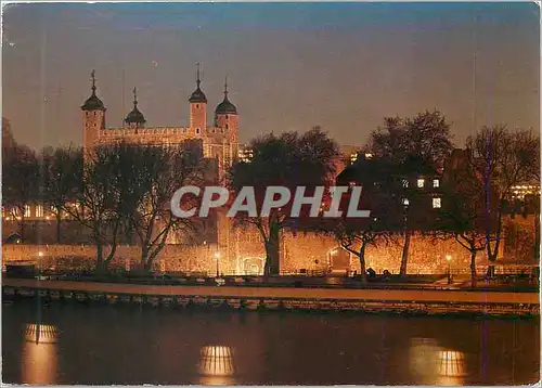 Cartes postales moderne London Tower of London by Night