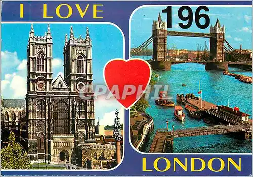 Cartes postales moderne I Love London