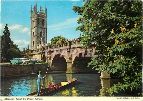 Cartes postales moderne Magdalen Tower and Bridge Oxford