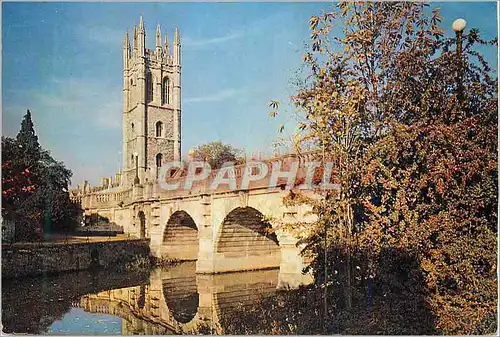 Cartes postales moderne Magdalen Tower and Bridge Oxford