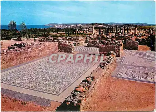 Cartes postales moderne Costa Brava Ampurias Mozaicos Romanos