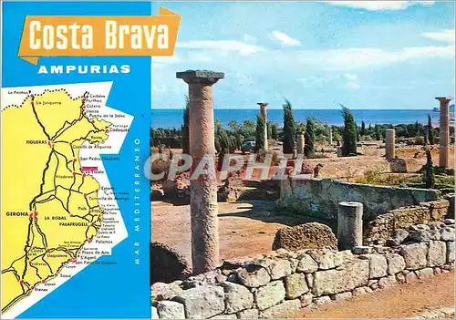 Cartes postales moderne Costa Brava Ampurias